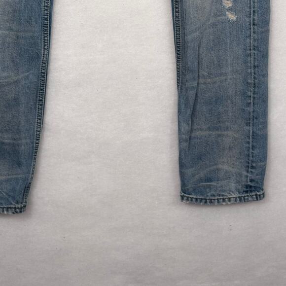 Y2K Diesel Mens Krayver 0827X Regular Slim Jeans Pants Sz 31x32 Distressed - Picture 7 of 11